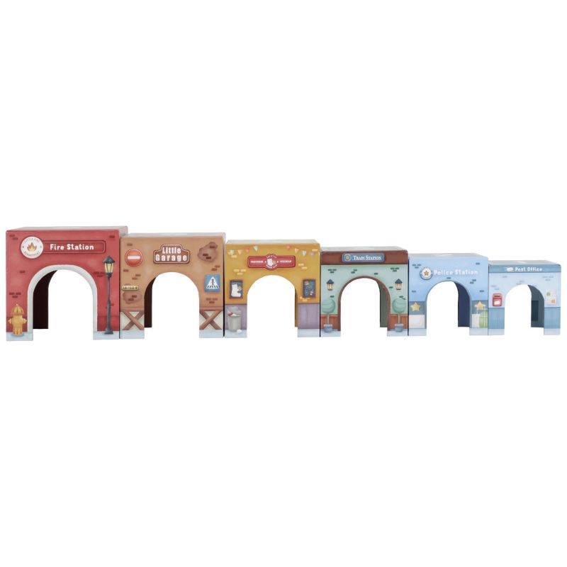 Blocs à empiler avec voitures Little Dutch Produit 7