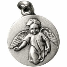 Médaille Ange marchant (argent 925°)  par Martineau
