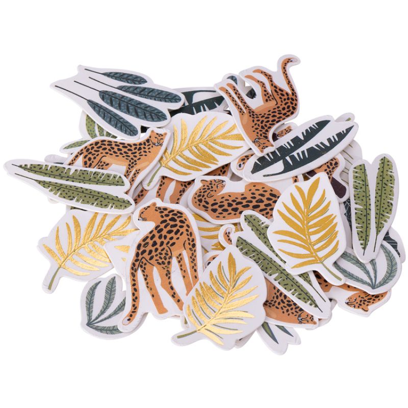 Lot de 100 confettis Jungle Fever Arty Fêtes Factory