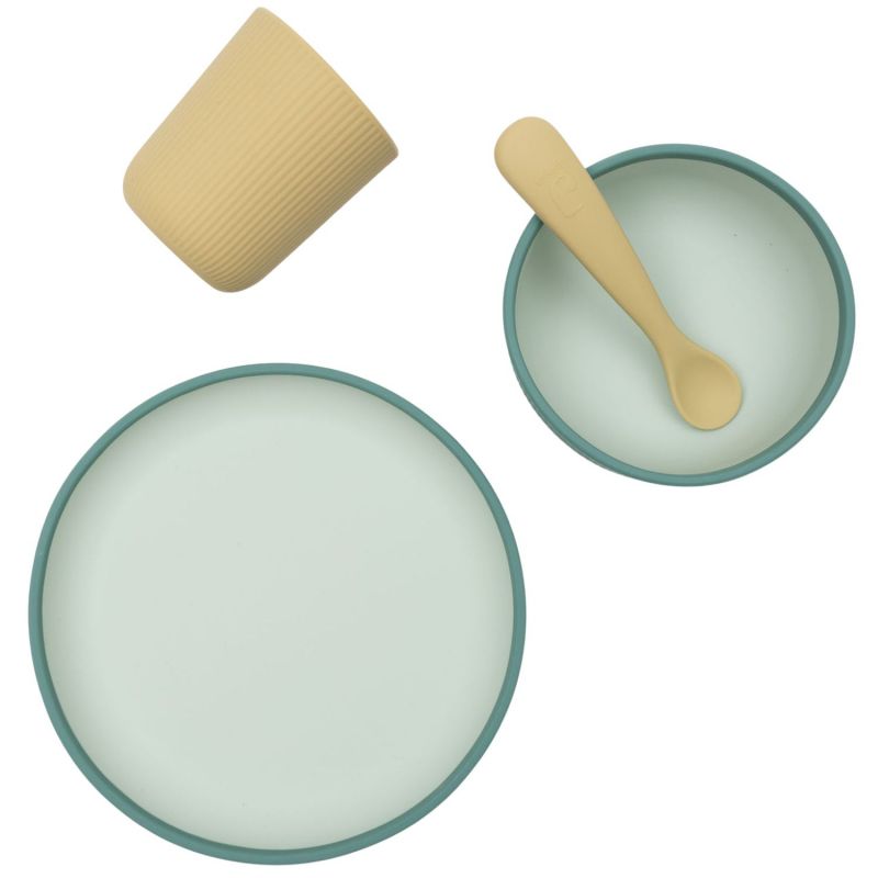 Coffret repas en silicone Jade Shades (4 pièces) Jollein Produit 3