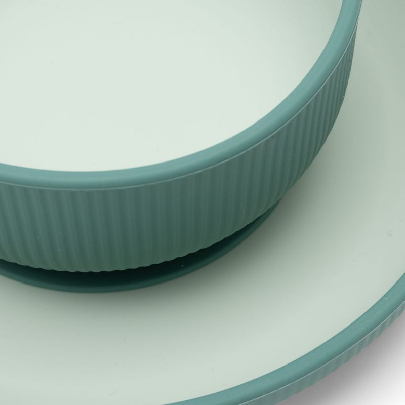 Coffret repas en silicone Jade Shades (4 pièces) Jollein Produit 4