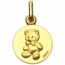 Médaille ours Les  Loupiots (or jaune 750°)  par Maison Augis