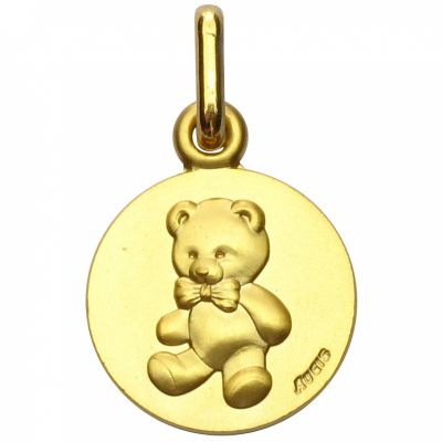 Médaille ours Les Loupiots (or jaune 750°) A.Augis