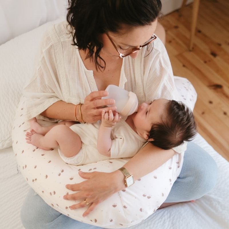 Coussin de maternité jersey écru hérissons Tinéo Ambiance 8