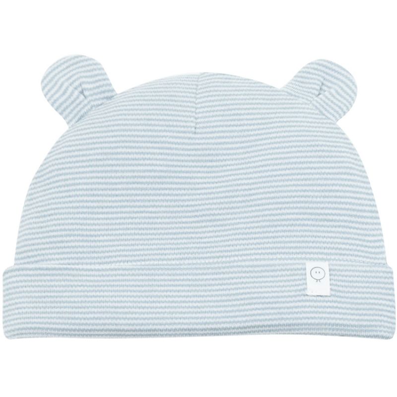 Bonnet oreilles d'ours bleu clair (3-6 mois) MORI