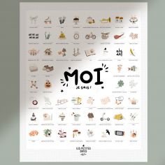 Affiche Moi je sais ! (40 x 50 cm) - Les Petites Dates