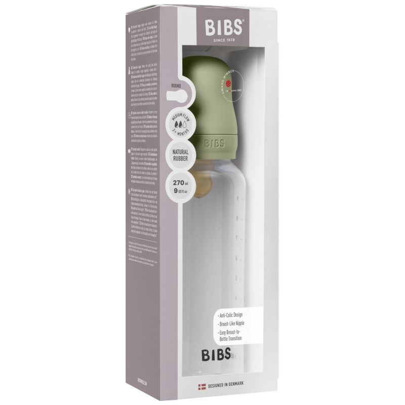 Biberon anti-coliques Sage (270 ml) BIBS Packaging 5