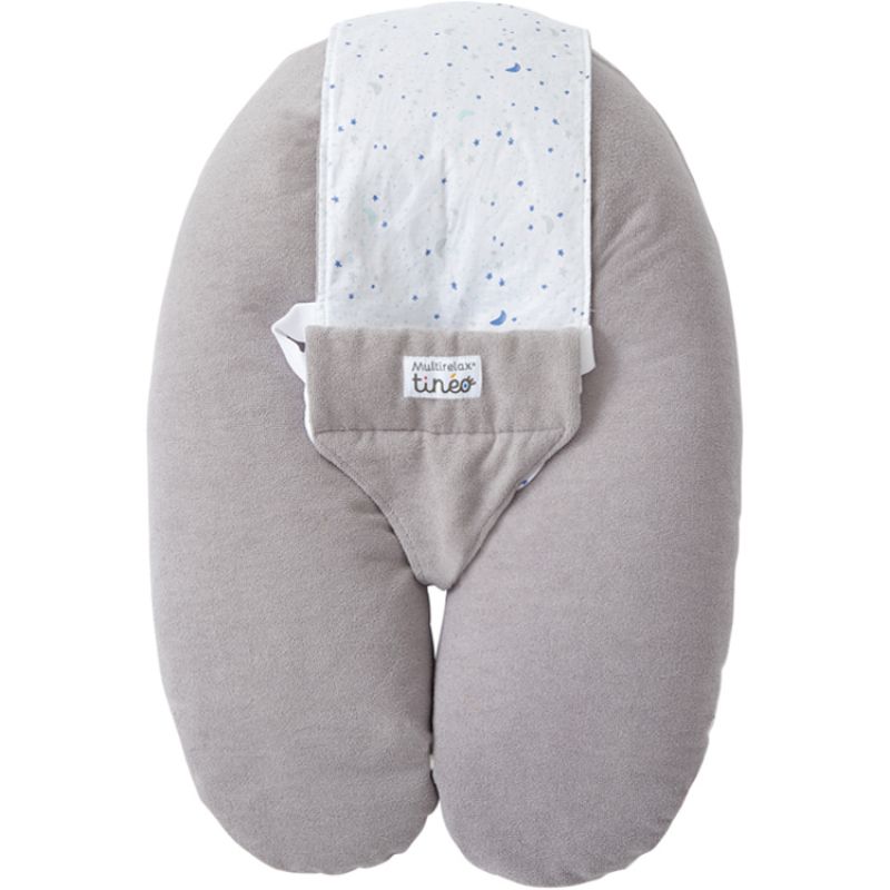 Coussin de grossesse Multirelax évolutif éponge gris sky Tinéo