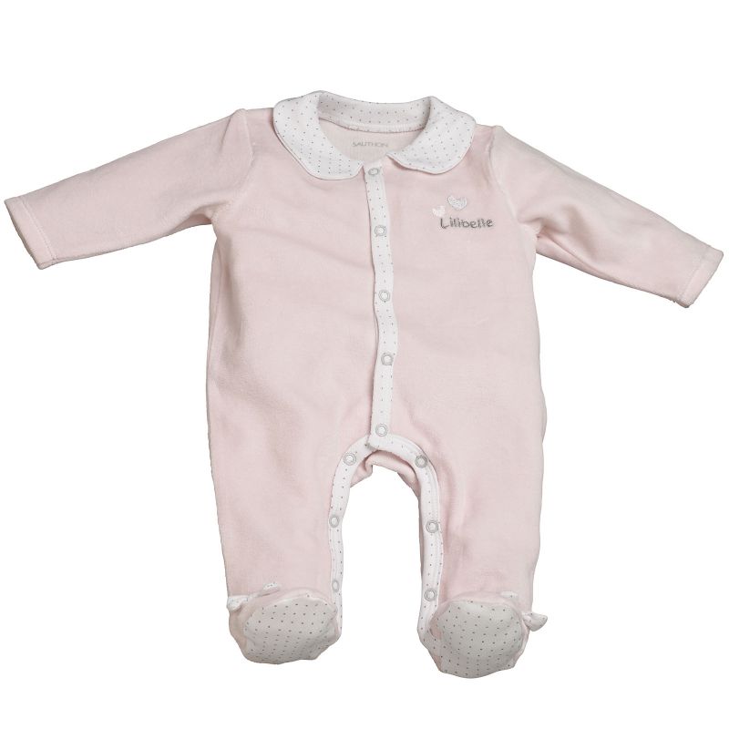 Pyjama chaud Lilibelle rose (1 mois) Sauthon