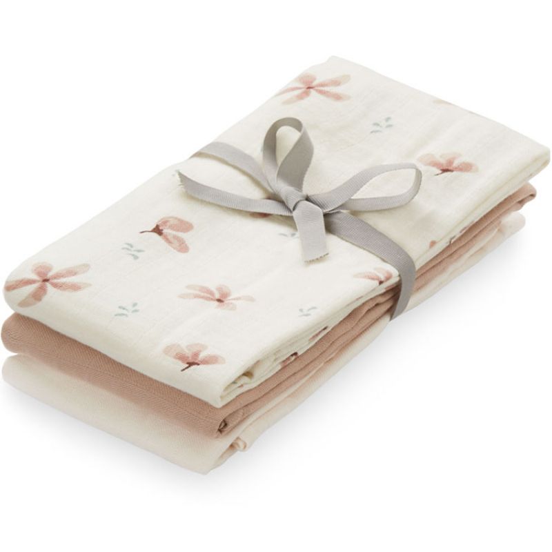 Lot de 3 langes en coton bio Windflower (70 x 70 cm) Cam Cam Copenhagen