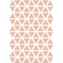 Stickers triangles abricot (29,7 x 42 cm)  par Lilipinso