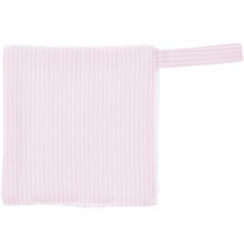 Doudou attache-sucette Pink Stripe   par Les Rêves d'Anaïs
