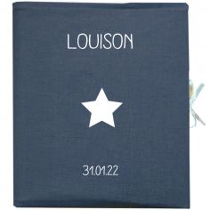 Livre de naissance bleu pétrole 88 pages (personnalisable) - Les Griottes