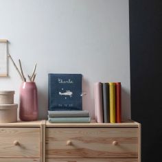 Livre de naissance bleu pétrole 88 pages (personnalisable)