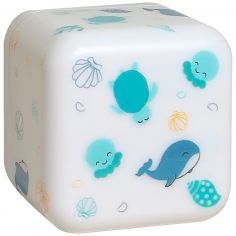 Veilleuse nomade Cube B Océan - Cloud B