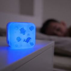 Veilleuse nomade Cube B Océan