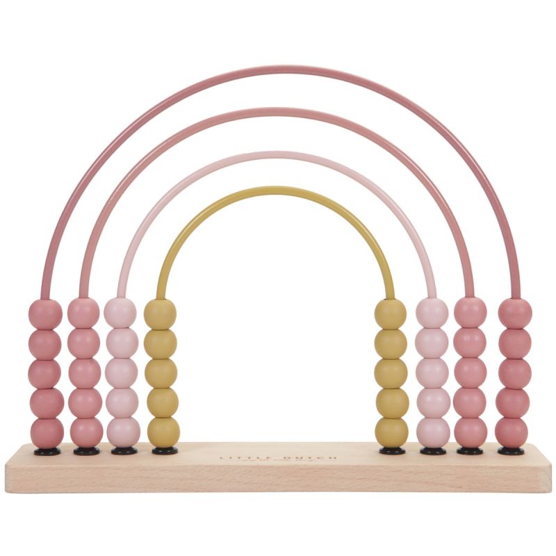 Boulier arc-en-ciel Pink Little Dutch