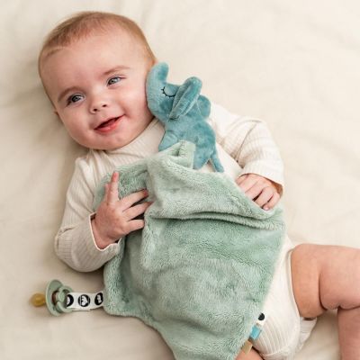 Doudou plat Elphee Bleu Done by Deer