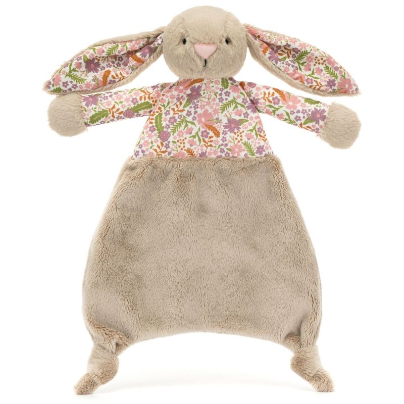 Doudou plat Lapin en fleurs Beige Jellycat Produit 2
