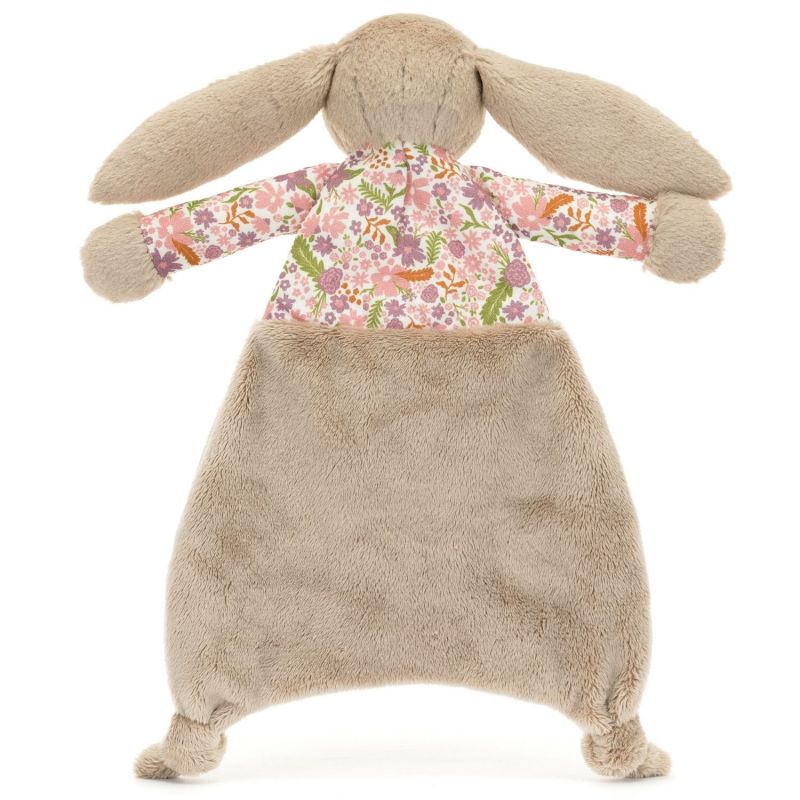 Doudou plat Lapin en fleurs Beige Jellycat Produit 3