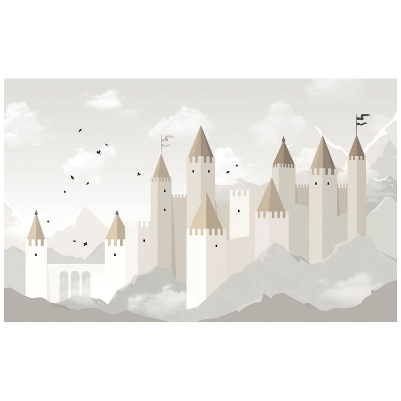 Papier peint panoramique Decor Arundel Château (4m x 2,58m)  Lilipinso Produit 1