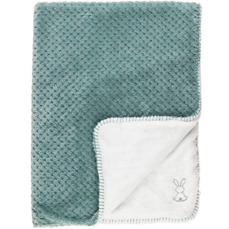 Couverture polaire Pineapple vert (75 x 100 cm) Nattou