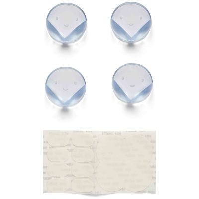 Lot de 4 protections d'angle de sécurité transparent Dooky