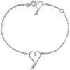Bracelet chaîne Mon cœur S (argent massif 925)  par Padam Padam