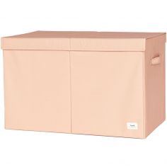 Coffre à jouets en tissu recyclé Uni argile - 3 sprouts