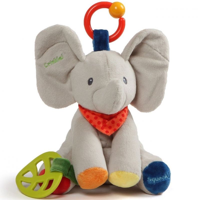 Peluche d'activités à suspendre Flappy l'éléphant GUND