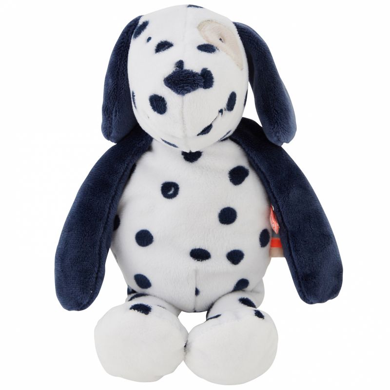 Peluche Aston chien bleu en veloudoux Aston & Jack (25 cm) Noukie's