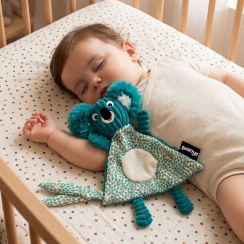 Doudou attache sucette Berlingos le Koala Les Déglingos Ambiance 2
