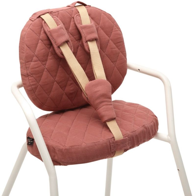 Coussins pour chaise haute Tibu Bois de rose Charlie Crane