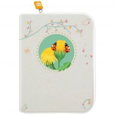 Protège carnet de santé Coccinelle Pissenlit - L'oiseau bateau
