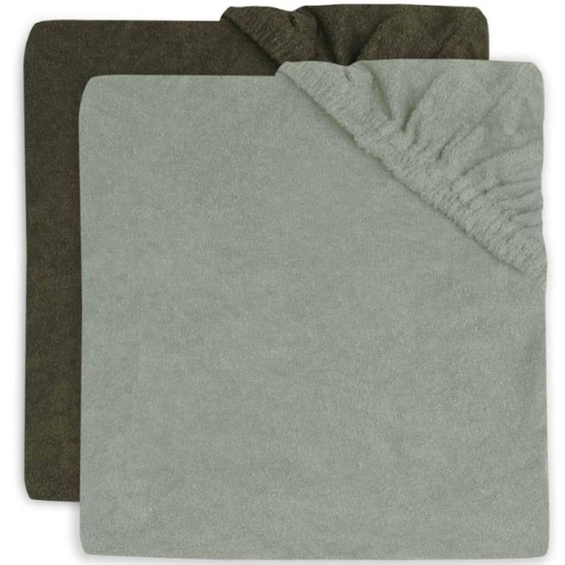 Lot de 2 housses de matelas à langer en éponge (50 x 70 cm) Jollein