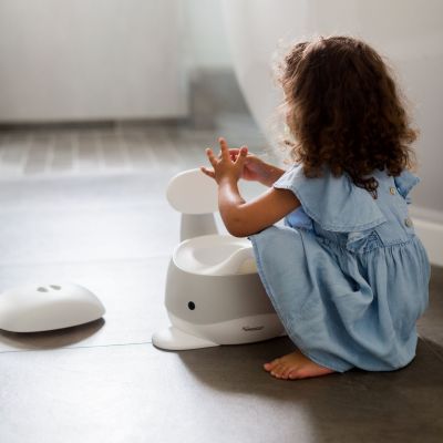 Pot pour bébé Baleine Gris clair