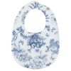 Lot de 2 bavoirs à pression Toile de Jouy bleu Tartine et Chocolat Produit 3