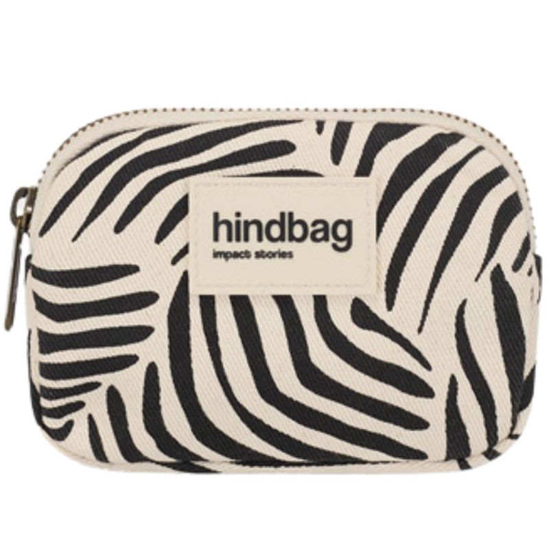 Porte-monnaie Lili Zèbre Ecru Hindbag Produit 1