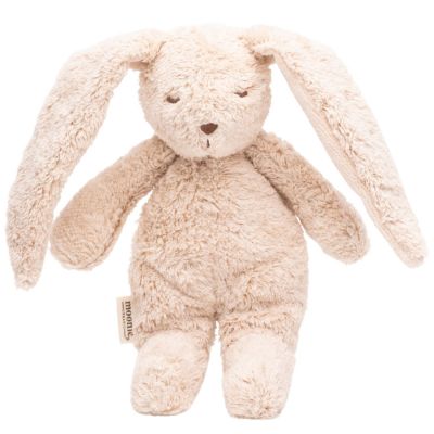 Petit Lapin sensoriel en coton bio sable