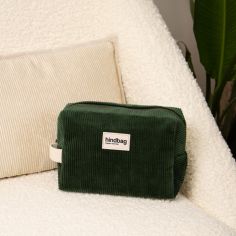 Trousse de toilette Leon Velours Sapin - Hindbag