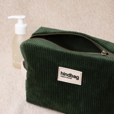 Trousse de toilette Leon Velours Sapin