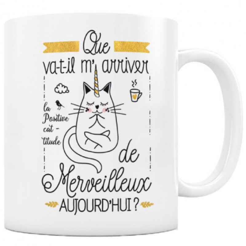 Mug Que va-t-il m'arriver de merveilleux aujourd'hui ? Créa Bisontine