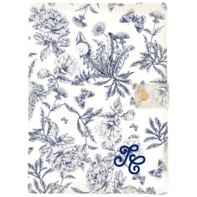 Protège carnet de santé Toile de Jouy bleu Tartine et Chocolat