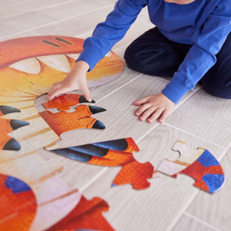 Puzzle Jumbo Dinosaures (48 pièces) Crocodile Creek Ambiance 8