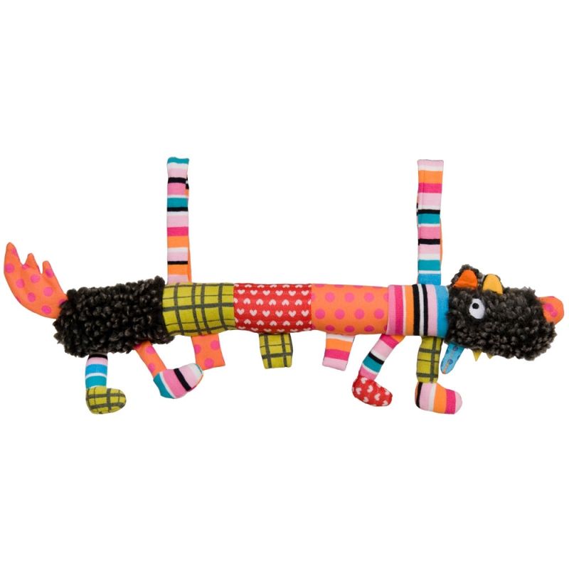 Saucisse d'activités Louloup à suspendre T'es Fou Louloup (40 cm) Ebulobo
