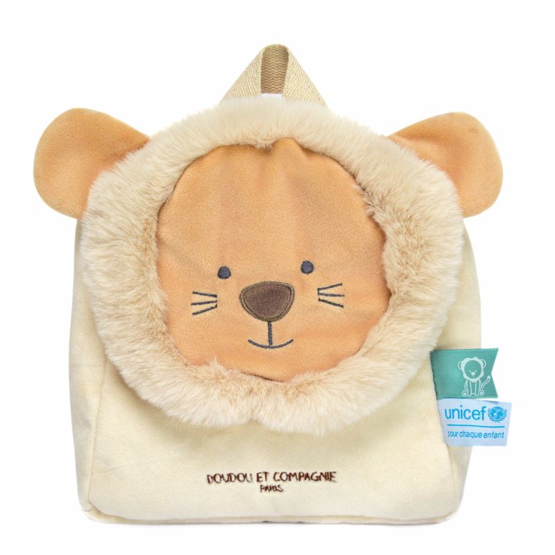 Sac à dos bébé UNICEF Lion Doudou et Compagnie
