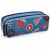 Variation Bleu, marron, blanc du produit Trousse double compartiment Sprint Club de la marque Caramel & Cie