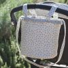 Sac Bucket Little Bloom Fleurs Gris Pasito a pasito Ambiance 7