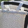 Sac Bucket Little Bloom Fleurs Gris Pasito a pasito Ambiance 9