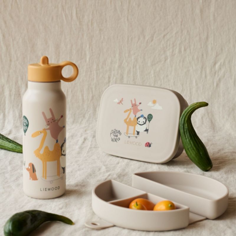 Boîte à goûter pliable Eugene Around the world Liewood Ambiance 2